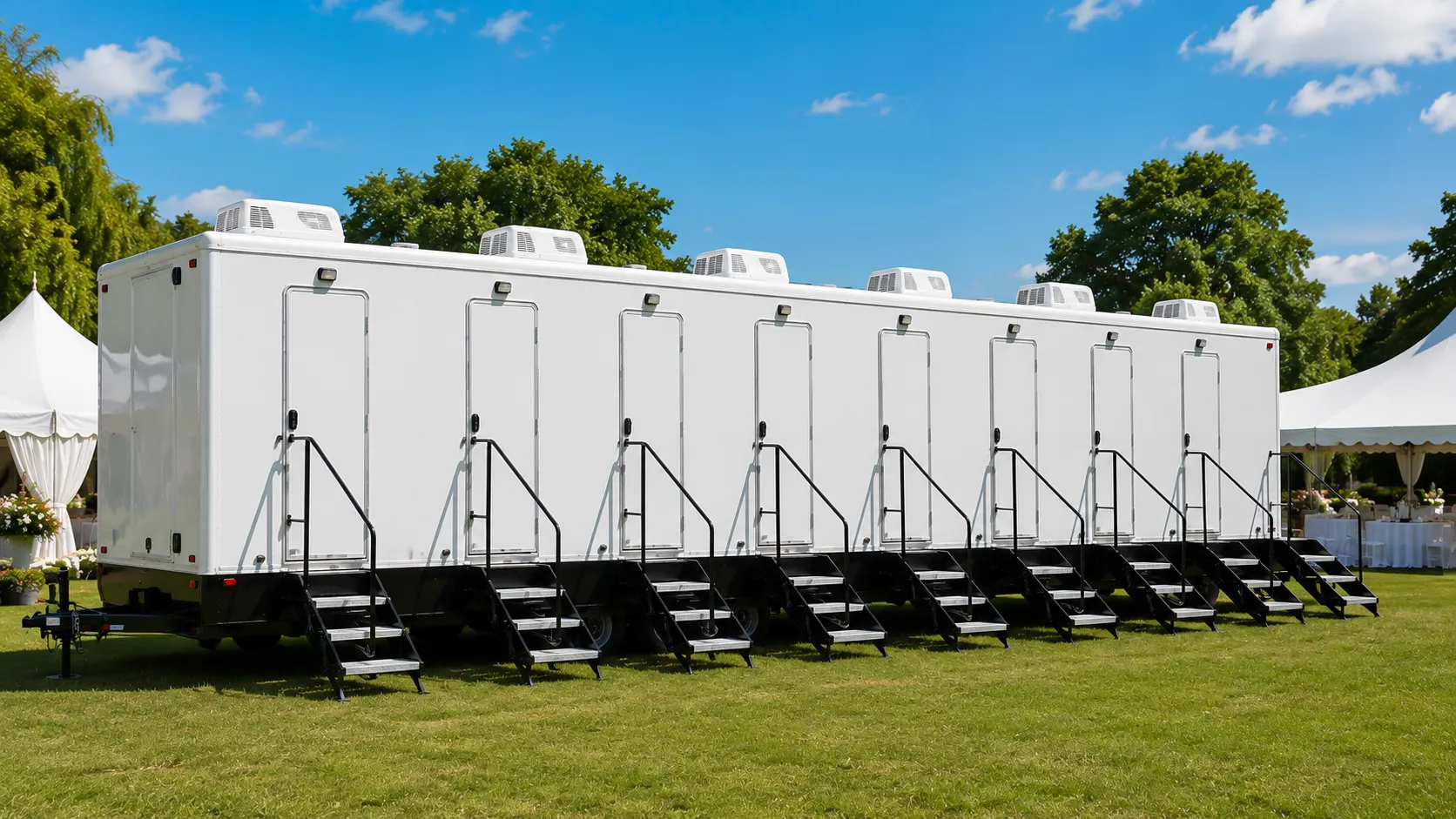 8 Stall Restroom Trailer in Lawton, OK