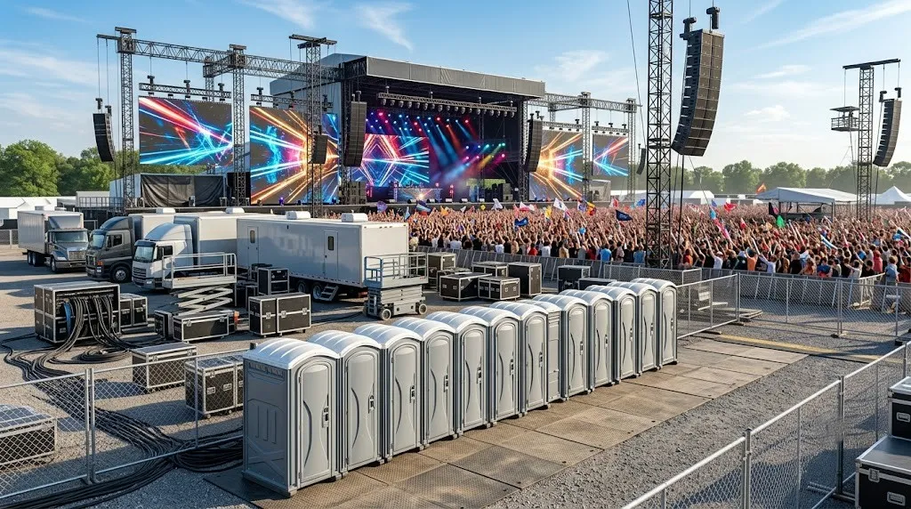 Concert Restroom Rental in Lawton, OK
